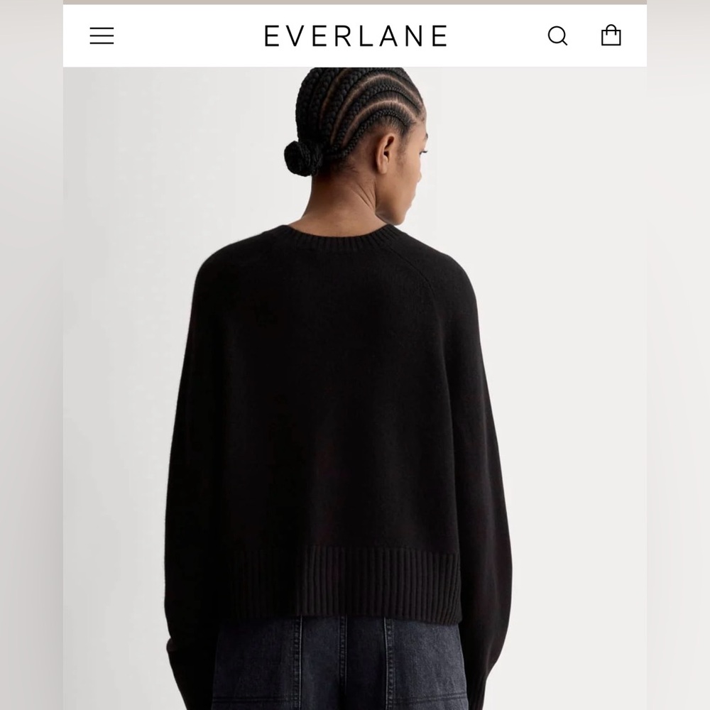 Everlane The Boxy crew in cashmere - Picture 2 of 7